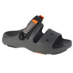 Klapki męskie Crocs Classic All Terrain. Szare klapki i japonki męskie Crocs, z materiału. Za 206.00 zł.