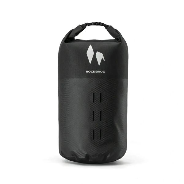 Torba rowerowa na widelec wodoodporna 7l. Czarne torebki klasyczne damskie ROCKBROS, bez wzorów, z materiału, duże, bez dodatków. Za 124.99 zł.