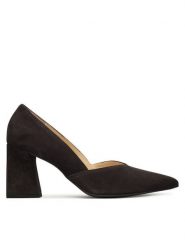 HÖGL Szpilki 0-187502-66000 Szary. Szare szpilki HÖGL, bez wzorów, ze skóry, bez obcasa. Za 699.99 zł.