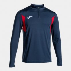 Bluza dresowa 1/2 zip Joma Winner III. Czerwone bluzy bez kaptura męskie Joma, m, z dresówki. Za 282.00 zł.