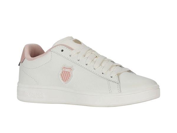 Buty sportowe K-Swiss COURT SHIELD II (94412-165-M). Białe obuwie trekkingowe damskie K-Swiss. Za 139.00 zł.