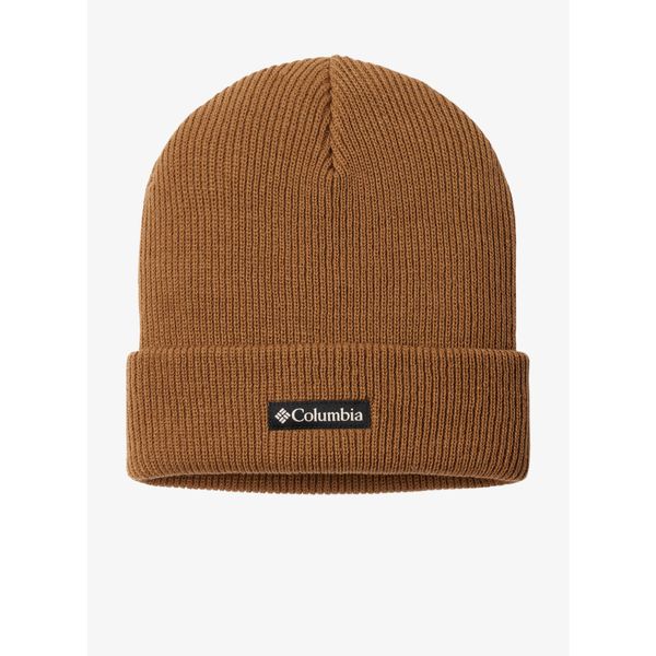 Czapka zimowa Columbia Whirlibird Cuffed Beanie - delta/logo. Brązowe czapki męskie Columbia. Za 72.99 zł.