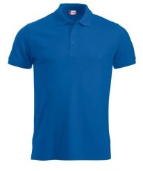 Clique Koszulka polo Manhattan męska - paski jacquard, royal blue. Niebieskie koszulki polo męskie CLIQUE, l, bez wzorów, bez ramiączek. Za 122.04 zł.