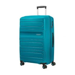 American Tourister Sunside 51G-51-003 (morski). Zielone walizki AMERICAN TOURISTER, bez wzorów. Za 739.00 zł.