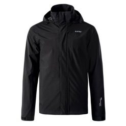 Kurtka męska Softshell Hi-Tec Oscar - czarna, Rozmiar M. Czarne kurtki męskie Hi-tec, m, bez wzorów, z materiału, bez kaptura. Za 209.99 zł.