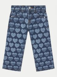 Guess Jeansy K5RA02 D45E0 Granatowy Regular Fit. Niebieskie spodnie dziewczęce Guess, z bawełny. Za 129.99 zł.