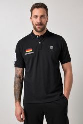 Męska Koszulka polo FLEXNAMIC® fitness pika rękaw 1/2 szybkoschnąca. Czarne koszulki polo męskie JAY-PI, m, z aplikacjami, z bawełny, bez ramiączek. Za 139.99 zł.