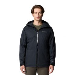 Kurtka ocieplana męska Columbia Point Park II Insulated. Czarne kurtki męskie Columbia, m, bez wzorów, sportowe, bez kaptura. Za 647.40 zł.