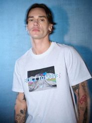 4F T-shirt regular z nadrukiem męski - biały XL. Białe t-shirty męskie 4f, m, bez wzorów, z materiału, bez kołnierzyka. Za 79.99 zł.