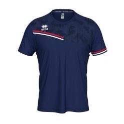 T-Shirt Errea Evan Koszulka Mc Ad Dorośli. Niebieskie swetry męskie ERREA, s, bez wzorów, z materiału, bez kołnierzyka. Za 195.00 zł.