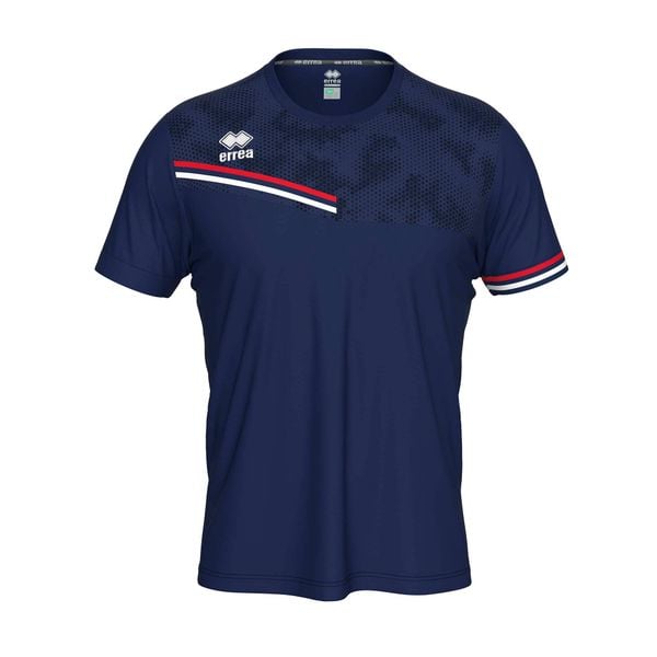 T-Shirt Errea Evan Koszulka Mc Ad Dorośli. Niebieskie swetry męskie ERREA, s, bez wzorów, z materiału, bez kołnierzyka. Za 195.00 zł.