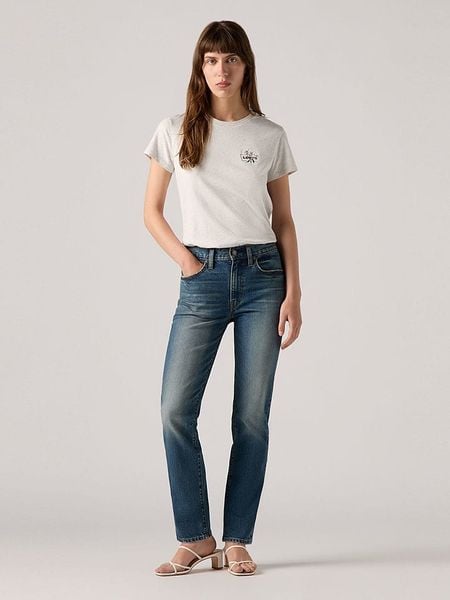 Levi's Dżinsy "724" - Regular fit - w kolorze niebieskim rozmiar: W30/L30. Niebieskie jeansy damskie Levi's, z podwyższonym stanem. Za 184.46 zł.