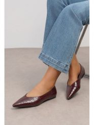 C'M Baleriny w kolorze bordowym rozmiar: 40. Czerwone baleriny damskie C'M, bez wzorów, bez obcasa. Za 139.95 zł.