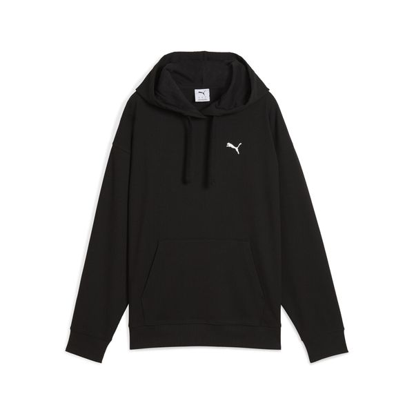 Damska wygodna prążkowana bluza z kapturem ESS ELEVATED PUMA Black. Czarne bluzy z kapturem damskie Puma, na jesień, xs, z materiału. Za 228.95 zł.