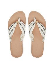 Tommy Hilfiger Japonki Th Chain Print Elevated Sandal FW0FW08519 Biały. Białe klapki damskie Tommy Hilfiger, bez wzorów, z materiału, bez obcasa. Za 179.99 zł.