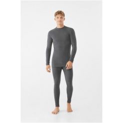 Bielizna męska VIKING Shuter Merino Man Set. Szara bielizna termoaktywna męska VIKING, m, bez wzorów, z materiału. Za 429.00 zł.