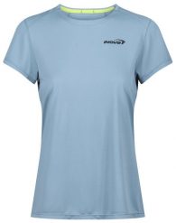 Koszulka do biegania damska Inov-8 Performance Short Sleeve. Niebieskie t-shirty damskie Inov-8, bez wzorów, z poliesteru, bez kołnierzyka. Za 189.99 zł.