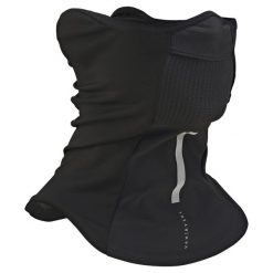 Komin na szyję na rower 900 wiatroszczelny. Czarne szaliki i kominy damskie VAN RYSEL, bez wzorów, z polaru. Za 69.99 zł.