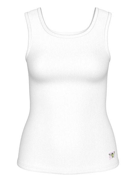 Chiemsee Top w kolorze białym rozmiar: XL. Białe topy damskie Chiemsee, xl, bez wzorów, z bawełny, bez kołnierzyka. Za 94.95 zł.