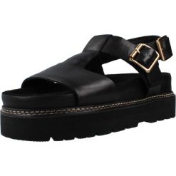 Sandały CLARKS ORIANNA SKY Czarny. Czarne obuwie trekkingowe damskie Clarks, bez wzorów, ze skóry, bez obcasa. Za 279.99 zł.