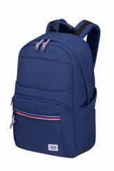 Plecak miejski American Tourister UpBeat Laptop. Niebieskie plecaki damskie AMERICAN TOURISTER, bez wzorów, z materiału. Za 179.99 zł.