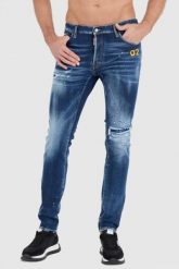 DSQUARED2 Granatowe męskie jeansy cool guy, Rozmiar 54. Niebieskie jeansy męskie Dsquared2. W wyprzedaży za 1,799.99 zł.