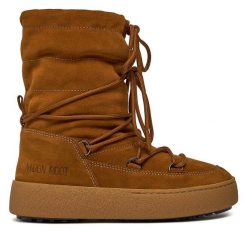 Śniegowce Moon Boot. Brązowe śniegowce damskie Moon Boot. Za 1,429.00 zł.