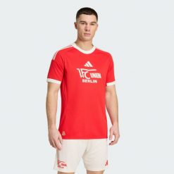 Koszulka Union Berlin 2025/2026 Fourth Replica. Białe t-shirty sportowe męskie Adidas, bez ramiączek, do piłki nożnej. Za 439.00 zł.