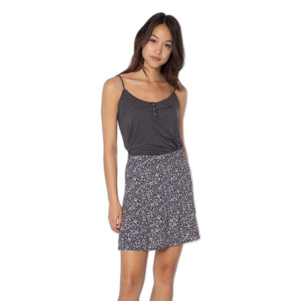 Damski tank top Protest Prtmimizan spaghetti. Czarne topy damskie Protest, bez wzorów, bez kołnierzyka. W wyprzedaży za 99.90 zł.