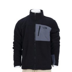 Second life - The North Face kurtka polarowa męska - Stan bardzo dobry. Czarne kurtki męskie The North Face, l, bez wzorów, z polaru, eleganckie, bez kaptura. Za 170.36 zł.