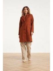 Smashed Lemon Płaszcz przejściowy w kolorze jasnobrązowym rozmiar: L. Brązowe płaszcze damskie Smashed Lemon, l, bez wzorów. Za 239.86 zł.