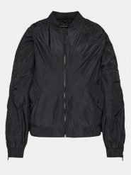 DKNY Kurtka bomber P4AC7W19 Czarny Regular Fit. Czarne kurtki damskie DKNY, m, bez wzorów, z syntetyku, bez kaptura. Za 869.99 zł.