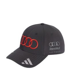 Czapka Audi Revolut F1 Team Gabriel Bortoleto. Czarne czapki męskie Adidas, bez wzorów, z materiału. Za 239.00 zł.