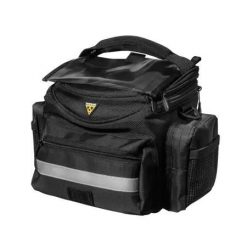 Torba na ramę Topeak TourGuide HandleBar Bag eBike. Czarne torby męskie na ramię Topeak, bez wzorów, z materiału, na ramię. Za 368.49 zł.