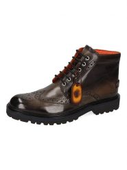 MELVIN & HAMILTON Skórzane botki "Pierce 21" w kolorze brązowo-oliwkowym rozmiar: 45. Brązowe buty zimowe męskie MELVIN & HAMILTON, bez zapięcia. Za 613.51 zł.