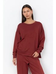 Soyaconcept Bluza "Banu" w kolorze ceglanym rozmiar: M. Brązowe bluzy bez kaptura damskie Soyaconcept, m. Za 154.95 zł.