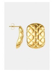 MOODE Kolczyki-wkrętki "Perrine" rozmiar: onesize. Żółte kolczyki damskie MOODE, ze stali. Za 34.99 zł.