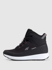 4F Buty zimowe śniegowce DCX z ociepliną Primaloft damskie - czarne 40. Czarne śniegowce damskie 4f, z gumy, przed kolano. Za 299.99 zł.