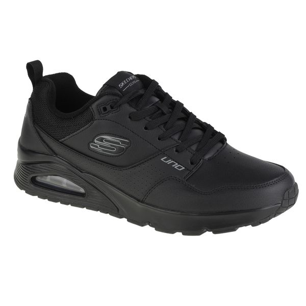 Buty sportowe Sneakersy męskie, Skechers Uno-Suroka. Czarne buty sportowe na co dzień męskie Skechers, z gumy, bez zapięcia, trekkingowe. Za 349.00 zł.