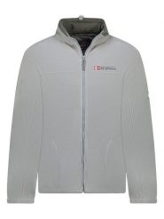 Geographical Norway Kurtka polarowa "Tamazonie" w kolorze jasnoszarym rozmiar: L. Szare kurtki męskie Geographical Norway, l, bez wzorów, z materiału, bez kaptura. Za 136.45 zł.