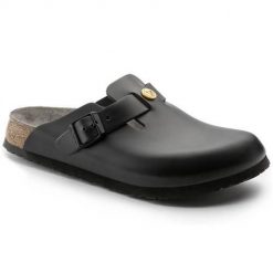 Buty do chodzenia damskie Birkenstock Boston Esd. Czarne obuwie treningowe damskie Birkenstock, na fitness i siłownię. Za 449.00 zł.