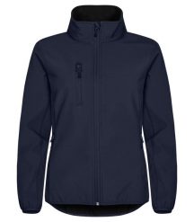 Clique Klasyczna Kurtka Softshell Damska - 3-warstwowa, poliester z recyklingu. Niebieskie kurtki softshell damskie CLIQUE, m, bez wzorów, z poliesteru, bez kaptura. Za 265.87 zł.