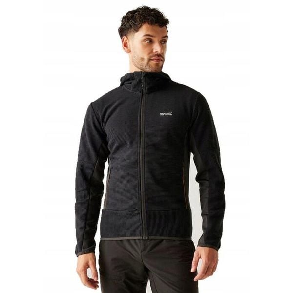 Bluza softshell dla mężczyzn Regatta RML247 z kapturem. Szare bluzy z kapturem męskie Regatta, m, bez wzorów, z softshellu, z kapturem. W wyprzedaży za 109.99 zł.