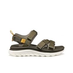 Sandały Geox Spherica Actif X S A. Szare sandały męskie Geox, bez zapięcia. Za 332.99 zł.