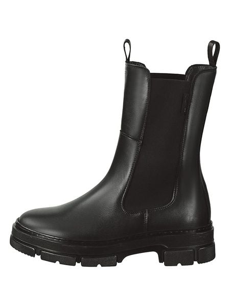 GANT Footwear Skórzane sztyblety "Monthik" w kolorze czarnym rozmiar: 42. Czarne botki damskie GANT Footwear, ze skóry, sportowe, bez obcasa, bez zapięcia. Za 287.71 zł.
