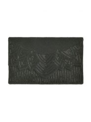 BLE Kopertówka w kolorze czarnym - 26 x 17 x 3 cm rozmiar: onesize. Czarne torebki wieczorowe BLE, bez wzorów, z bawełny, bez kołnierzyka, bez ramiączek. Za 82.95 zł.