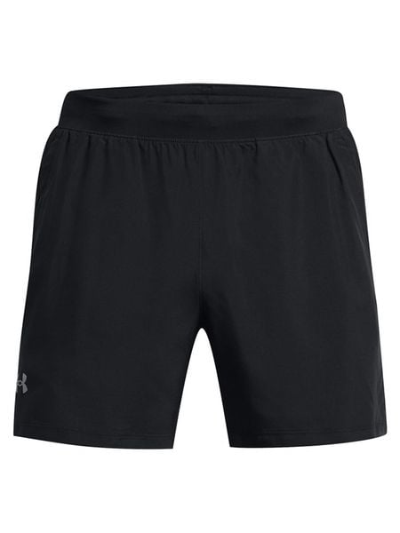 Under Armour Szorty "Launch 5" w kolorze czarnym do biegania rozmiar: XXL. Czarne szorty męskie Under Armour, z materiału, bez kołnierzyka. Za 86.99 zł.