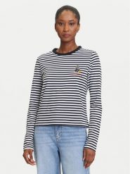 KARL LAGERFELD Bluzka A3W17091 Czarny Regular Fit. Czarne bluzki damskie Karl Lagerfeld, xs, bez wzorów, z bawełny, bez ramiączek. Za 319.99 zł.