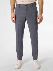 Selected Spodnie - SLHSlim-Liam Mężczyźni Slim Fit niebieski|szary, 102. Niebieskie spodnie materiałowe męskie Selected. Za 299.95 zł.