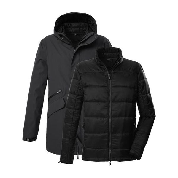 Kombinezon parka i puchówka Killtec KOW 94. Czarne parki męskie KILLTEC, na jesień, bez wzorów, z puchu. Za 1,015.50 zł.